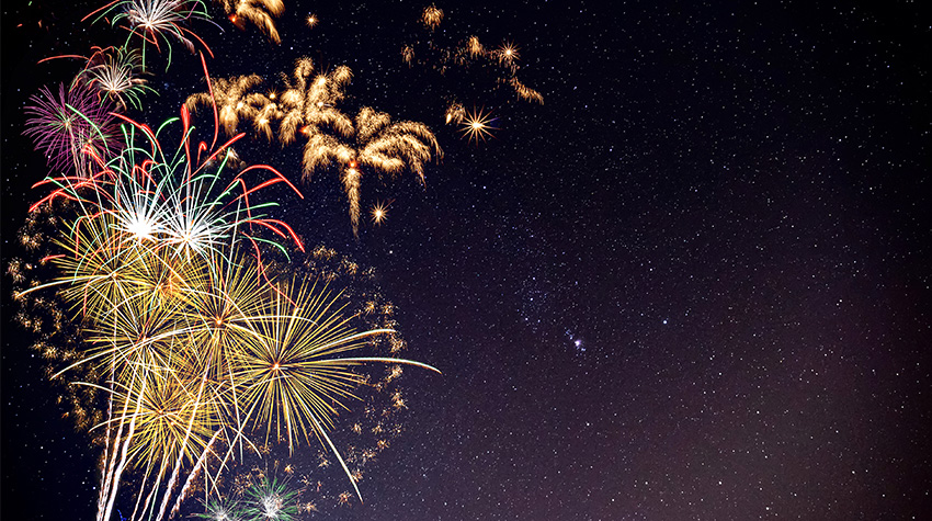 Eine schönes Feuerwerk macht den Silvesterabend perfekt. © Shutterstock, SIN1980